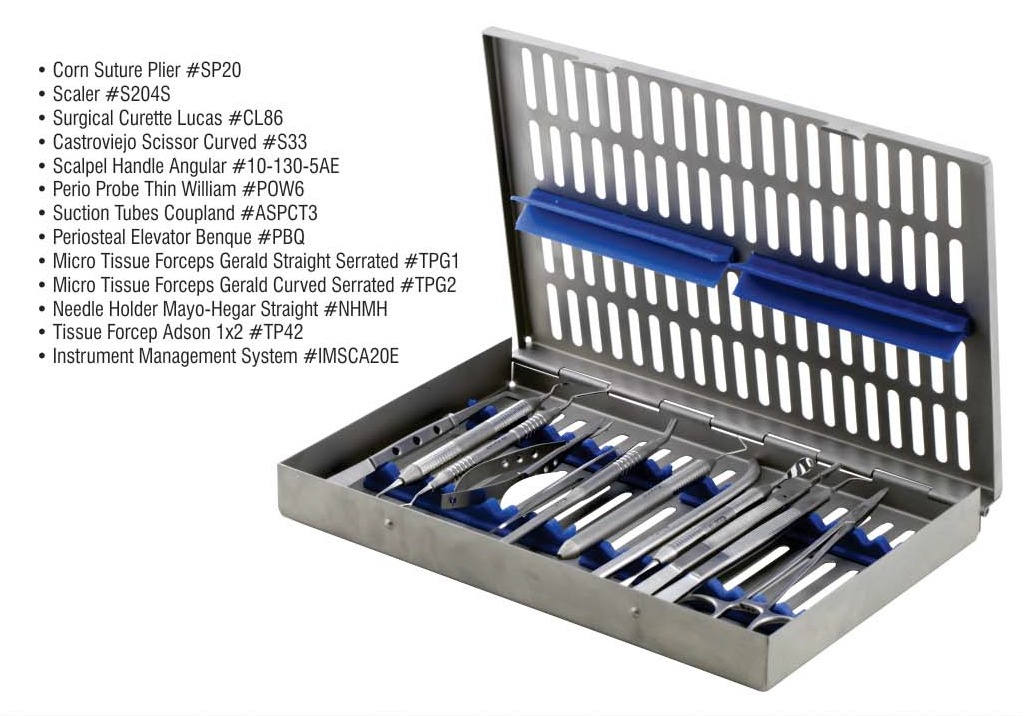 GDC PERIO SURGICAL INSTRUMENTS WITH CASSETTE(PSIWC12)